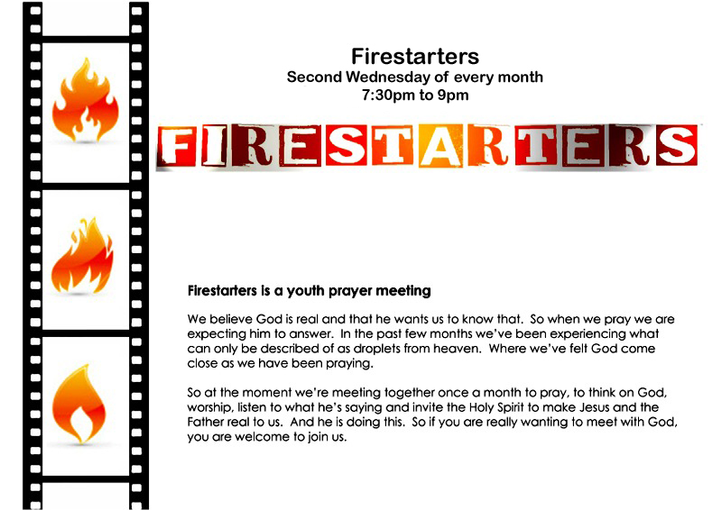 Firestarters Prayer